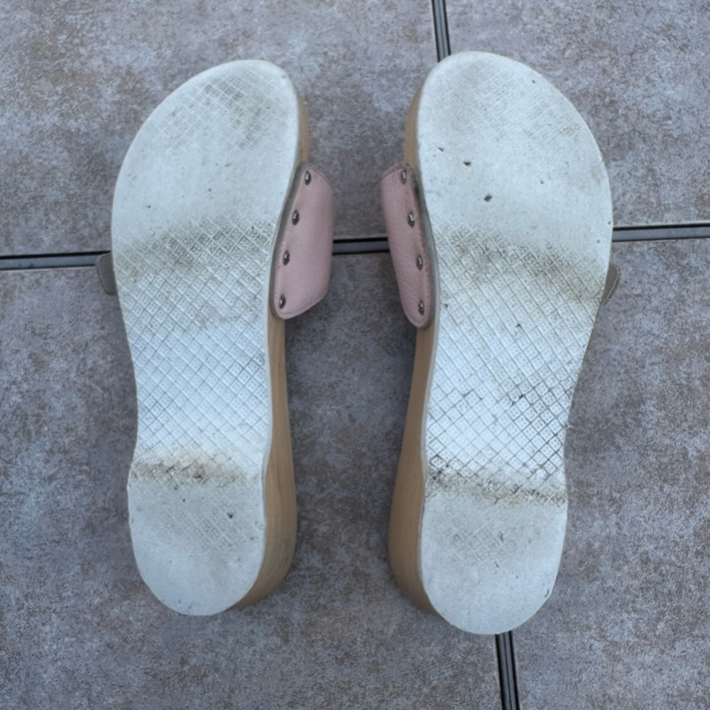 Burberry Classic Plaid Pink Clog Sandals - Picture 9 of 13